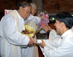 마산 최동오 신부 사제수품 60주년 회경축 축하